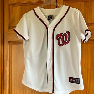 Washington Nationals Scherzer jersey. Size L